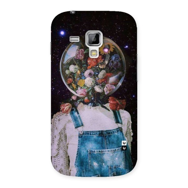 Flower Face Back Case for Galaxy S Duos