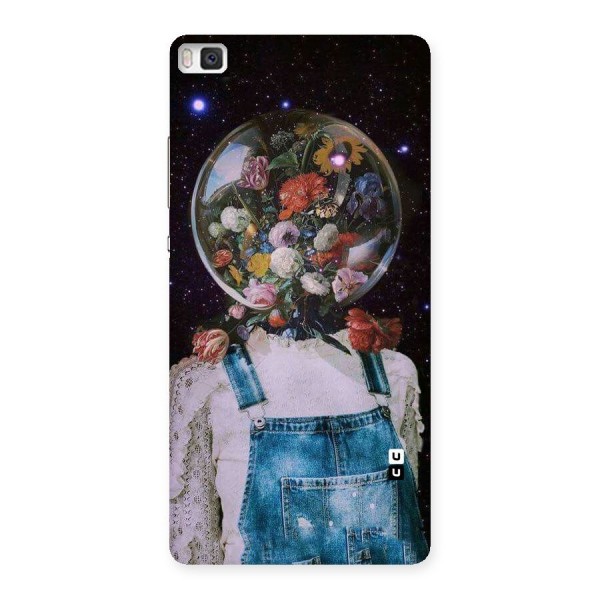 Flower Face Back Case for Huawei P8