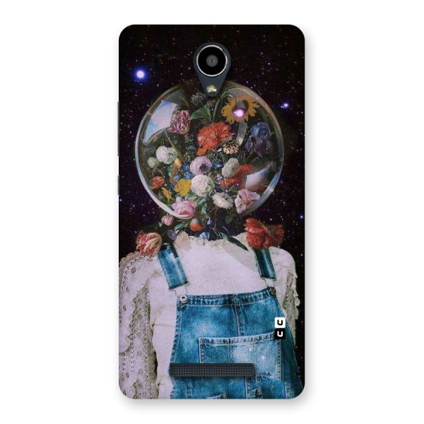 Flower Face Back Case for Redmi Note 2
