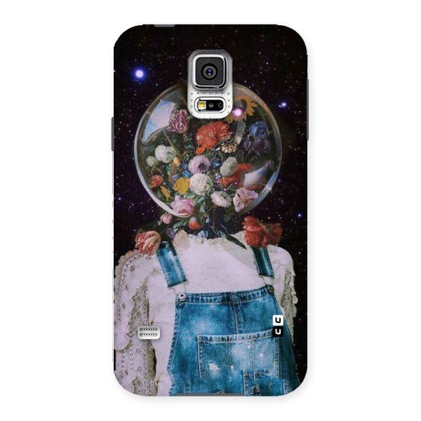 Flower Face Back Case for Samsung Galaxy S5