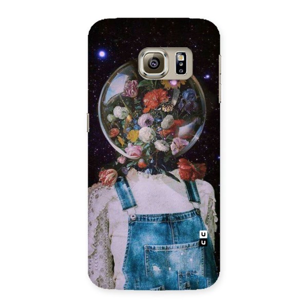 Flower Face Back Case for Samsung Galaxy S6 Edge