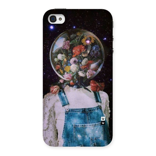 Flower Face Back Case for iPhone 4 4s