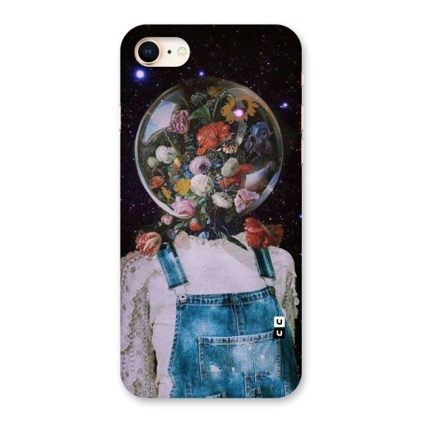 Flower Face Back Case for iPhone 8