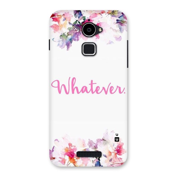 Flower Whatever Back Case for Coolpad Note 3 Lite