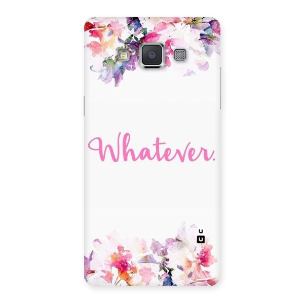 Flower Whatever Back Case for Galaxy Grand 3