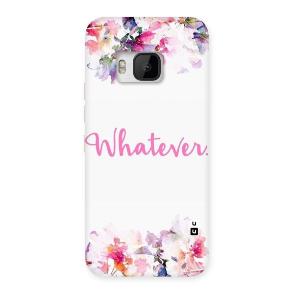 Flower Whatever Back Case for HTC One M9