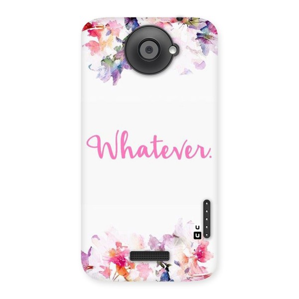 Flower Whatever Back Case for HTC One X
