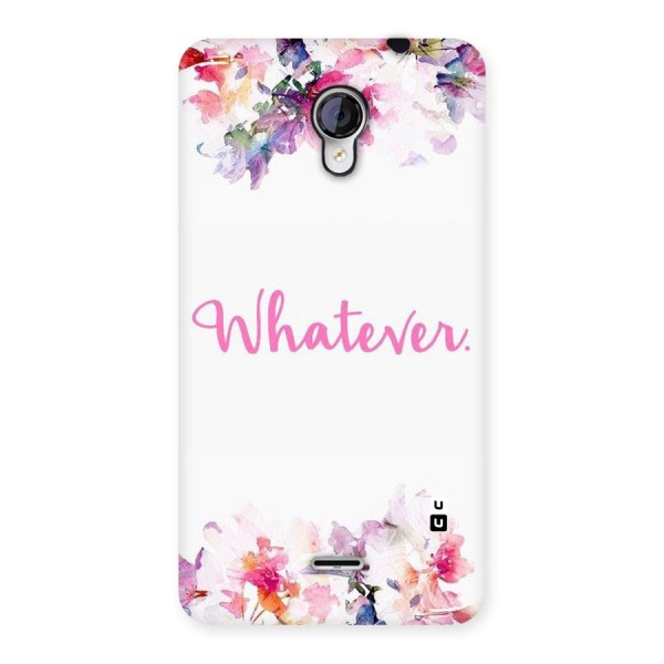 Flower Whatever Back Case for Micromax Unite 2 A106