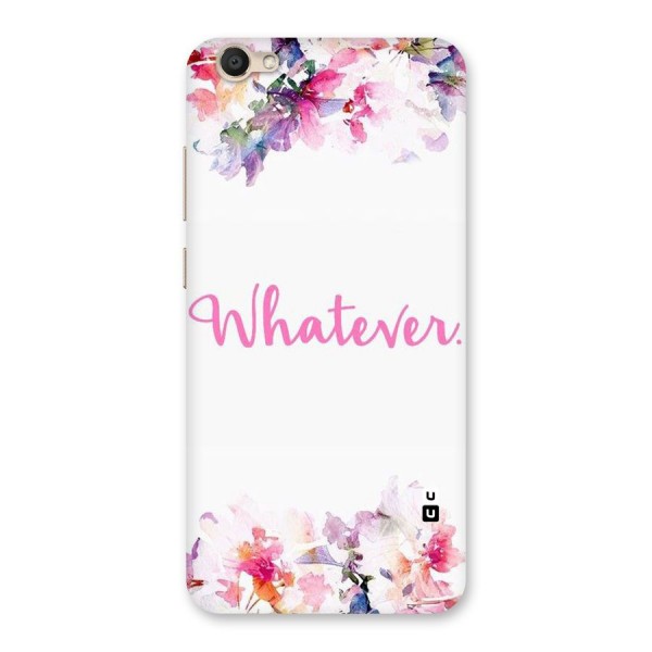 Flower Whatever Back Case for Vivo V5