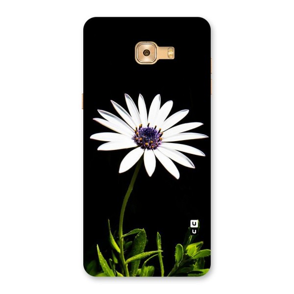 Flower White Spring Back Case for Galaxy C9 Pro