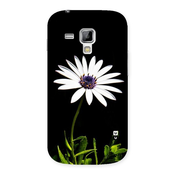 Flower White Spring Back Case for Galaxy S Duos