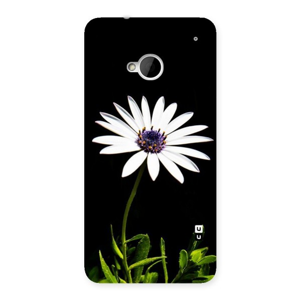 Flower White Spring Back Case for HTC One M7