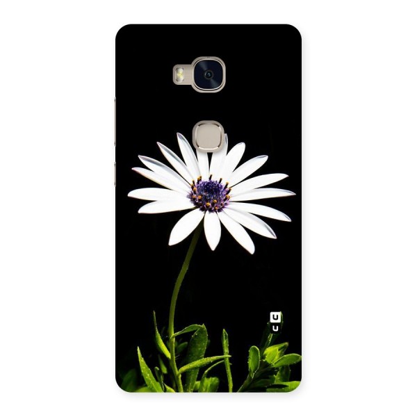 Flower White Spring Back Case for Huawei Honor 5X