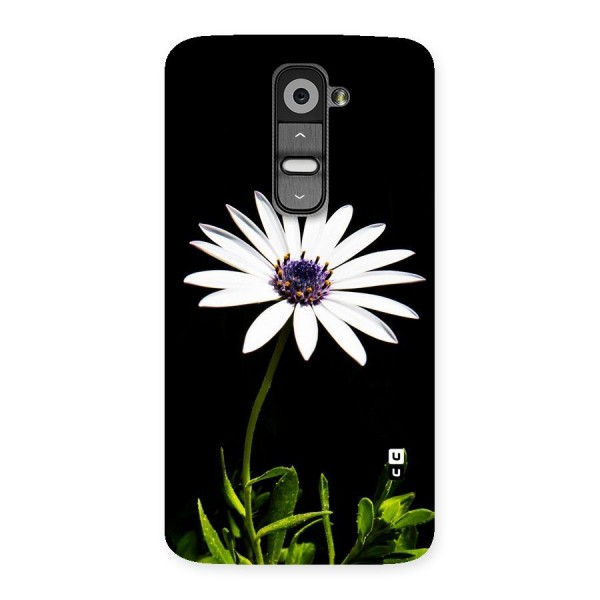 Flower White Spring Back Case for LG G2