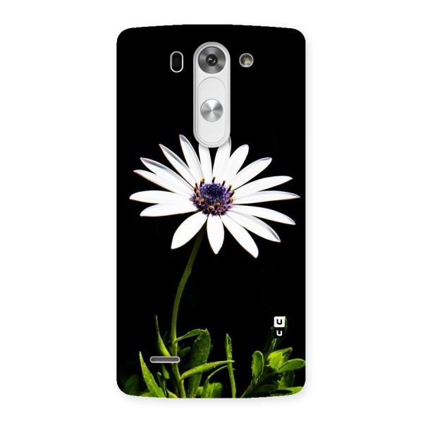 Flower White Spring Back Case for LG G3 Mini