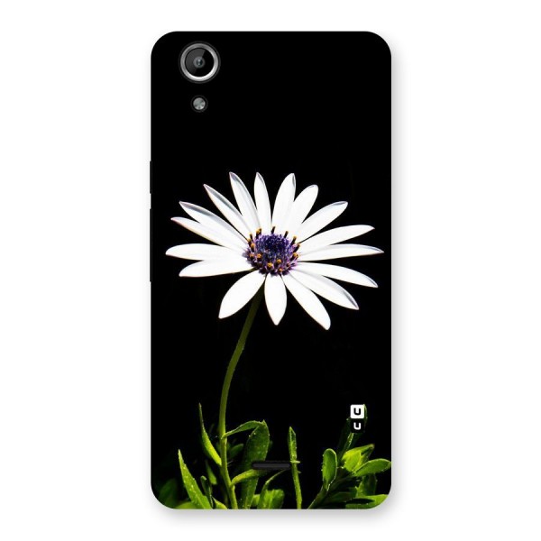 Flower White Spring Back Case for Micromax Canvas Selfie Lens Q345