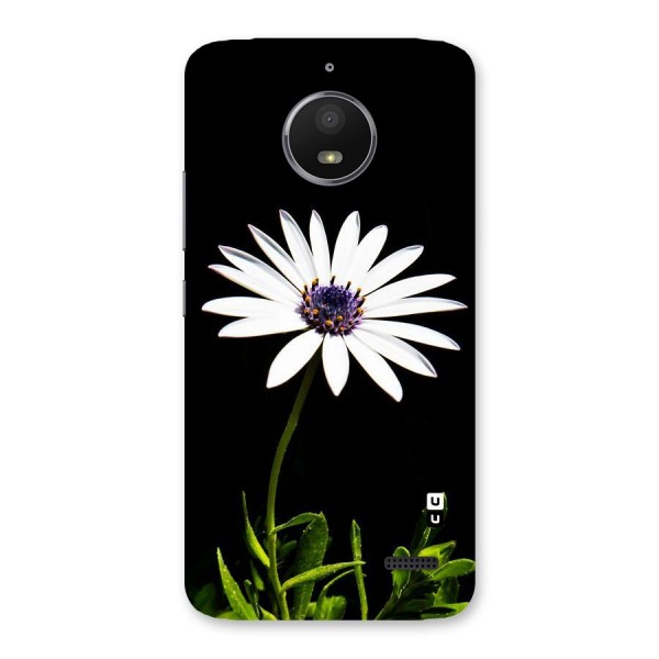 Flower White Spring Back Case for Moto E4