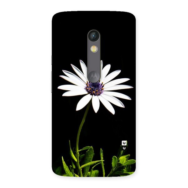 Flower White Spring Back Case for Moto X Play