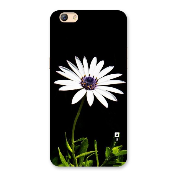 Flower White Spring Back Case for Oppo F3 Plus