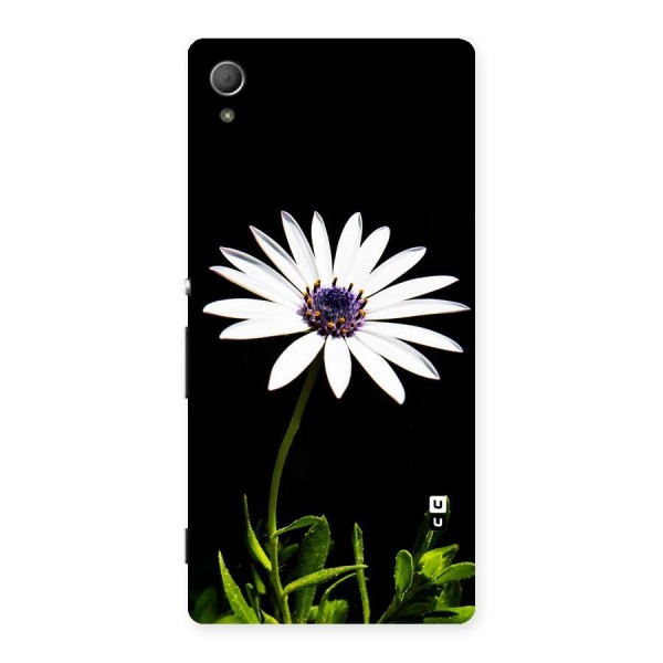 Flower White Spring Back Case for Xperia Z3 Plus