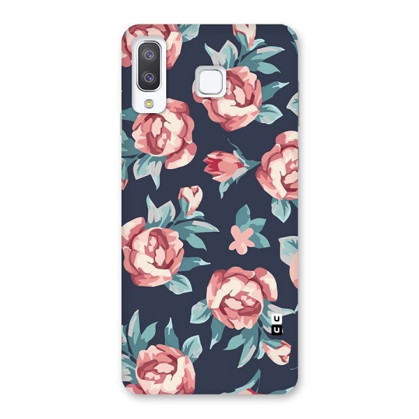 Flowers Painting Back Case for Galaxy A8 Star