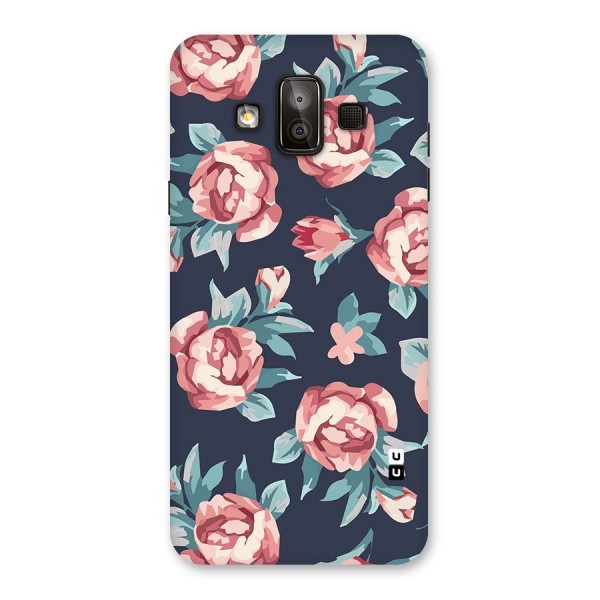 Flowers Painting Back Case for Galaxy J7 Duo