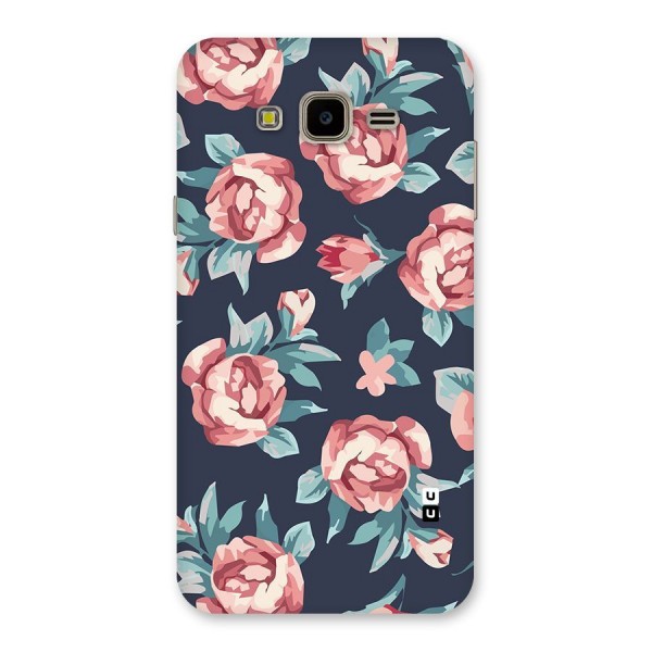 Flowers Painting Back Case for Galaxy J7 Nxt