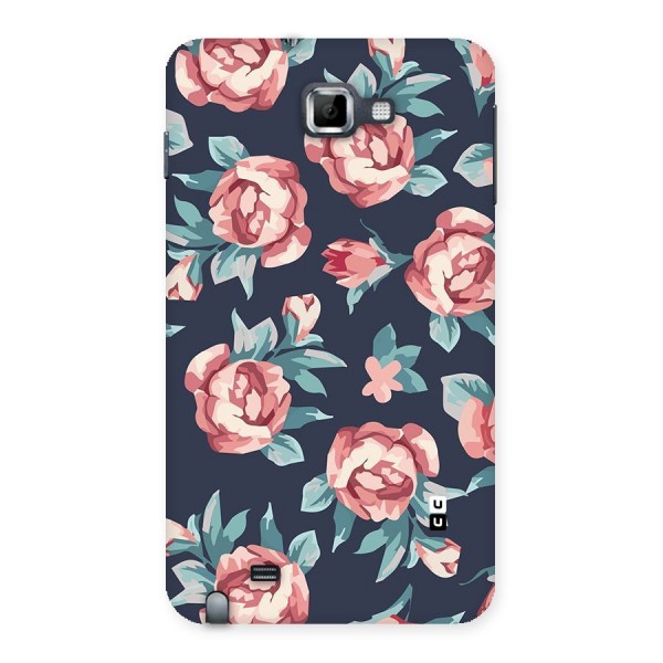 Flowers Painting Back Case for Galaxy Note