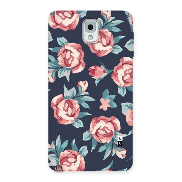 Flowers Painting Back Case for Galaxy Note 3