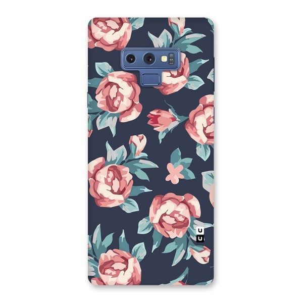 Flowers Painting Back Case for Galaxy Note 9