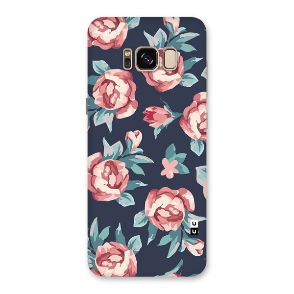 Flowers Painting Back Case for Galaxy S8