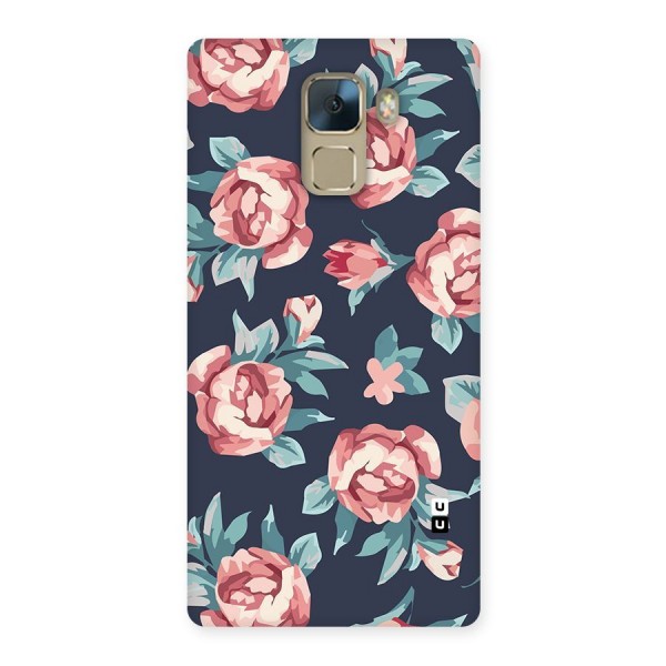 Flowers Painting Back Case for Huawei Honor 7