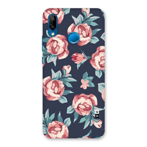 Flowers Painting Back Case for Huawei P20 Lite