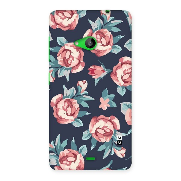 Flowers Painting Back Case for Lumia 535