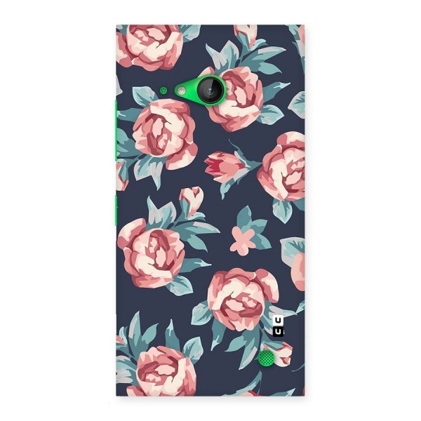 Flowers Painting Back Case for Lumia 730