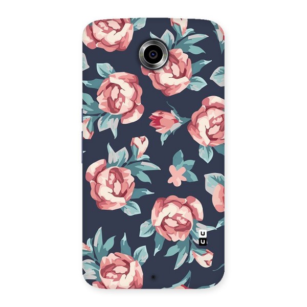 Flowers Painting Back Case for Nexsus 6