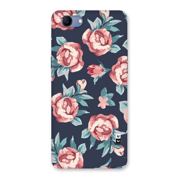 Flowers Painting Back Case for Oppo Realme 1