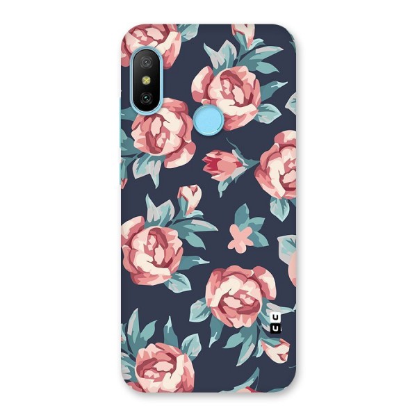 Flowers Painting Back Case for Redmi 6 Pro