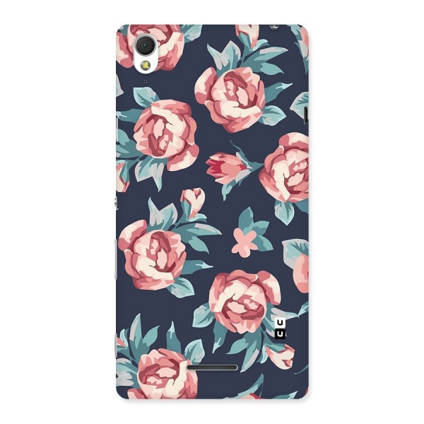 Flowers Painting Back Case for Sony Xperia T3