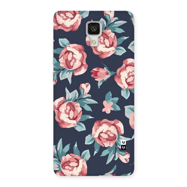 Flowers Painting Back Case for Xiaomi Mi 4