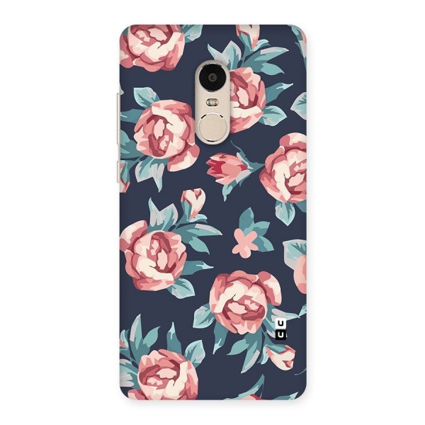 Flowers Painting Back Case for Xiaomi Redmi Note 4