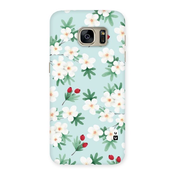 Flowers Pastel Back Case for Galaxy S7