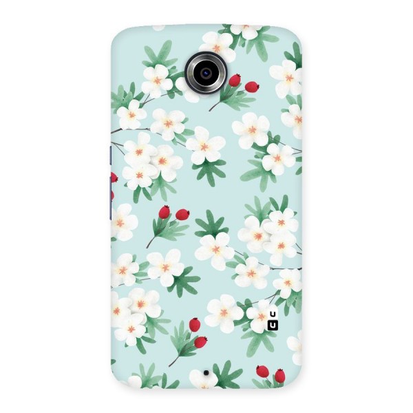 Flowers Pastel Back Case for Nexsus 6