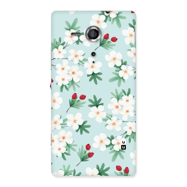 Flowers Pastel Back Case for Sony Xperia SP