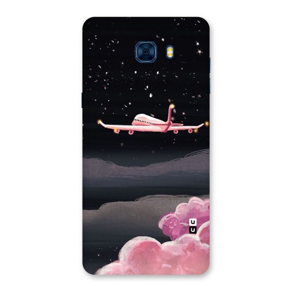 Fly Pink Back Case for Galaxy C7 Pro