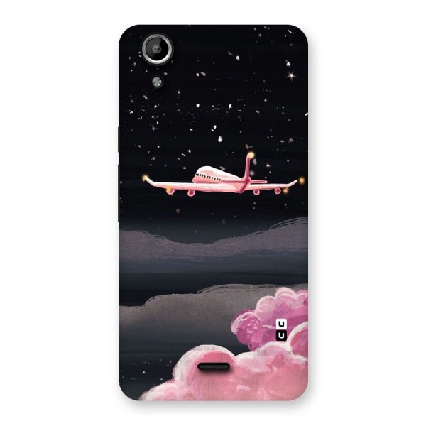 Fly Pink Back Case for Micromax Canvas Selfie Lens Q345