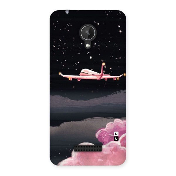 Fly Pink Back Case for Micromax Canvas Spark Q380