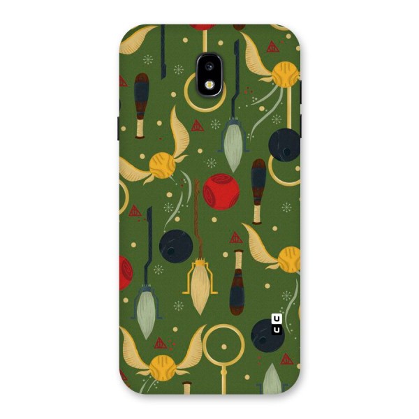 Flying Ball Pattern Back Case for Galaxy J7 Pro