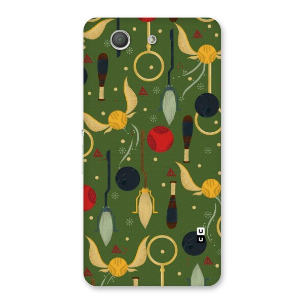Flying Ball Pattern Back Case for Xperia Z3 Compact