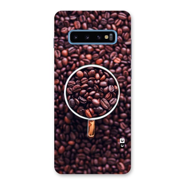 Focus Coffee Beans Back Case for Galaxy S10 Plus